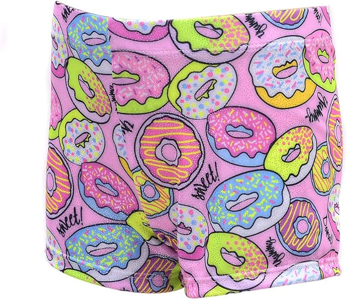 Aosva Little Big Girls' Sparkle Dance Tumbling Athletic Gymnastics Short 2-14Years