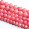160PCS 4MM Natural Stone Pink Jade Beads Rhodochrosite Chalcedony Beads for Jewelry Making DIY Bracelet 2 Strands