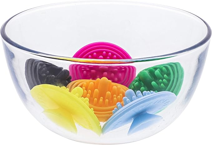 Paint Puck Paint Brush Cleaner (3-Pack, Black) - Reusable Silicone Insert with Suction & Nubs for Cleaning Acrylic, Oil & Watercolor Brushes – Fits Cups for Classroom, Studio & Home Use