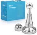 Neoera Magnetic Door Stopper, Updated Hydraulic Shock Absorbent Technology, Soft-Catch Magnetic Hold, Premium 304 Stainless Steel, Anti-Rust, Heavy Duty for Various Door Types, Wall Mount 4Pack