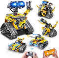 HOGOKIDS Robot Building Toys for Kids - 5 in 1 Remote & APP Controlled Building Set | RC Wall/Engineer Robot/Mech Dinosaur STEM Toys for Boys Girls Age 6 7 8 9 10 11 12+ Year Old (520 Pcs)