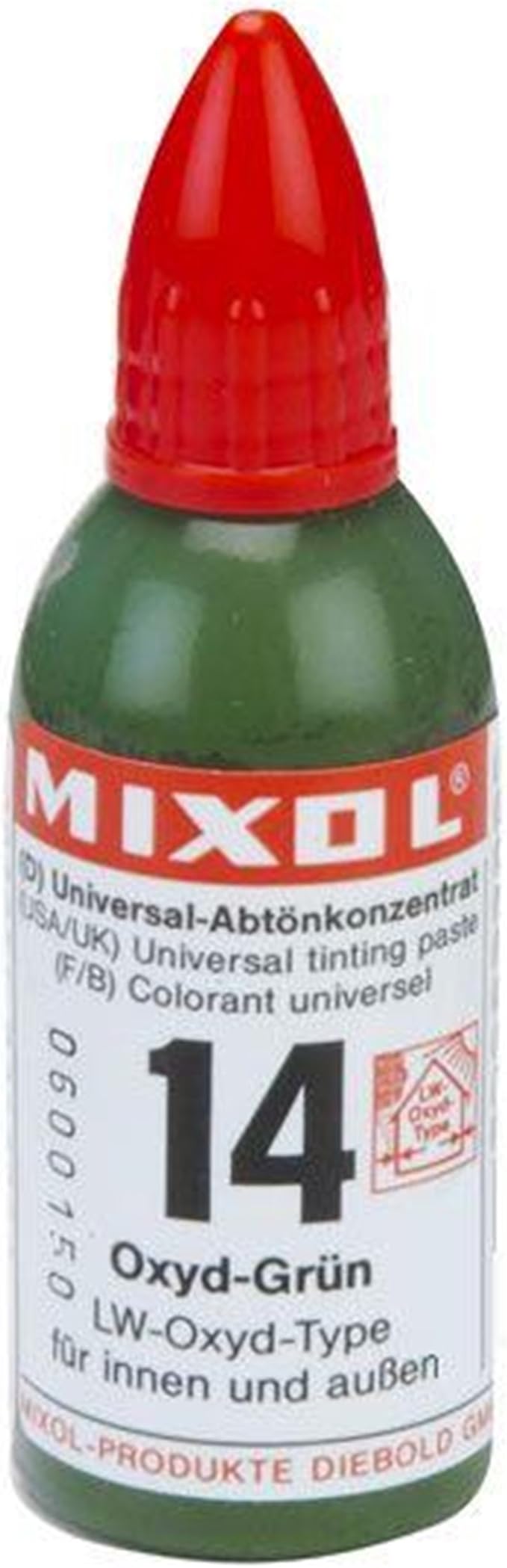 Mixol Universal Tints, Oxide Green, #14, 20 Ml