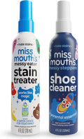 Miss Mouth's Messy Eater Stain Treater and Messy Steppers Shoe Cleaner Magic Duo - Stain Remover for Clothes, Carpet, Upholstery and Shoe Cleaner for Sneakers, Leather, Cloth, Mesh