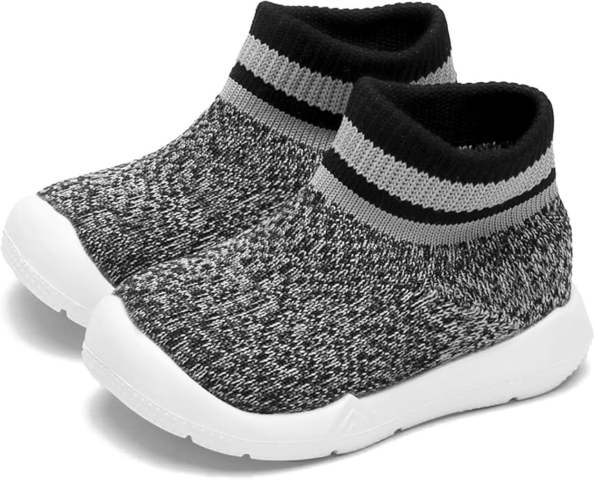 Engtoy Baby Shoes & Socks - Non-Slip Breathable Slippers with Soft Rubber Sole - Baby Boys & Girls Slip On Sneakers