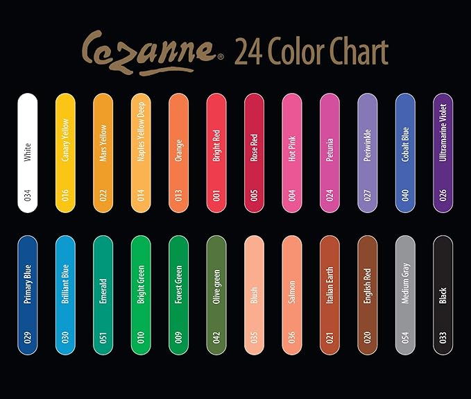 Cezanne Creative Mark Premium Colored Pencils Italian Earth 6 Pack - Highly-Pigmented Drawing Pencils - Coloring Pencils for Drawing, Blending, Coloring, and More
