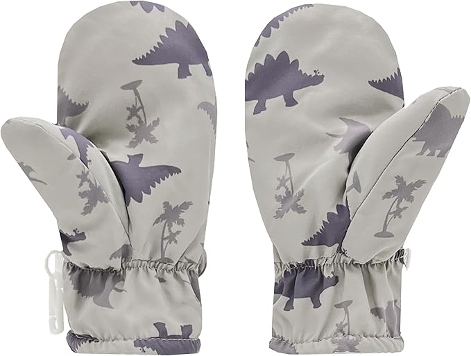 Toddler Gloves Kids Mittens Winter Warm Lined Fleece Gloves Waterproof Snow Baby Mitten for Boys Girls