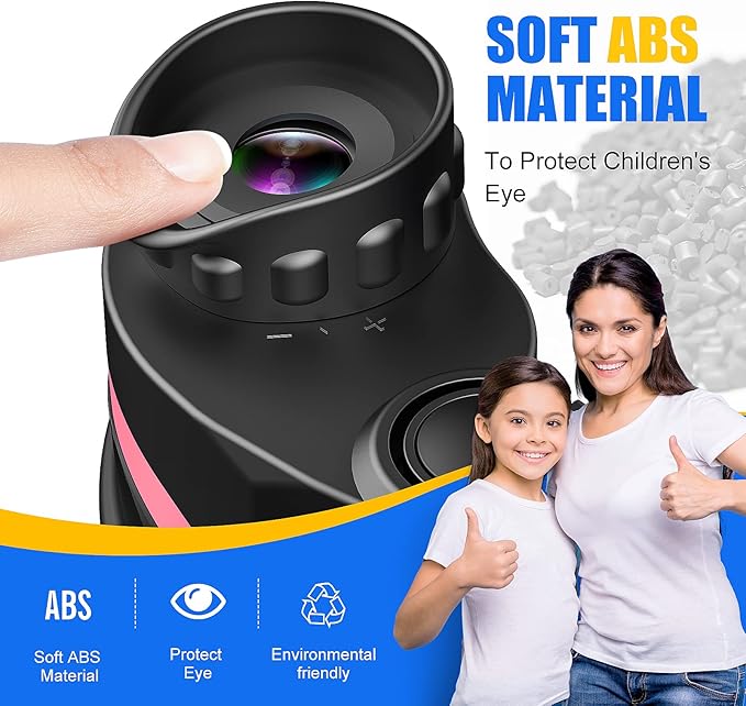 LET'S GO! Binocular for Kids, Compact High Resolution Shockproof Binoculars