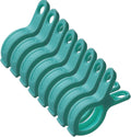 Plastic Clothes Pins Spring Clips Heavy Duty Laundry Clothespins Beach Towel Clips Clothes Pins Air-Drying Clothing Pin ，Set of 8 (Green)