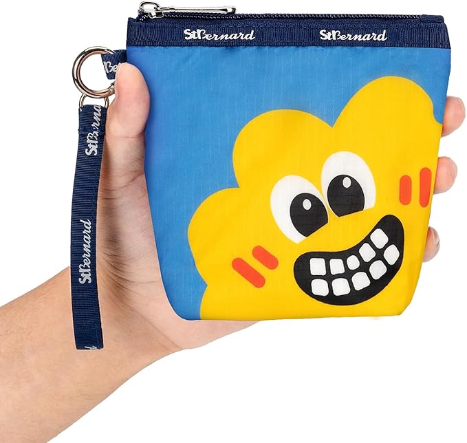 StBernard Kids First Aid Kit, EDC Mini Portable Medical Kit with Cute Bandages, Triple Antibiotic for Children's Daily Boo-Boos, Suits for Home, School, Hiking, Cub Scouts, Backpacking (Blue)