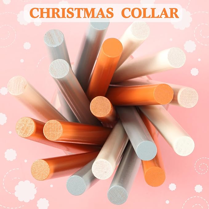 50 Pcs Rhythm Sticks for Kids Classroom Activities, 5 Colors 8 Inch Set of Music Sticks, Wooden Percussion Musical Instruments for Girls and Boys (Matte Color)