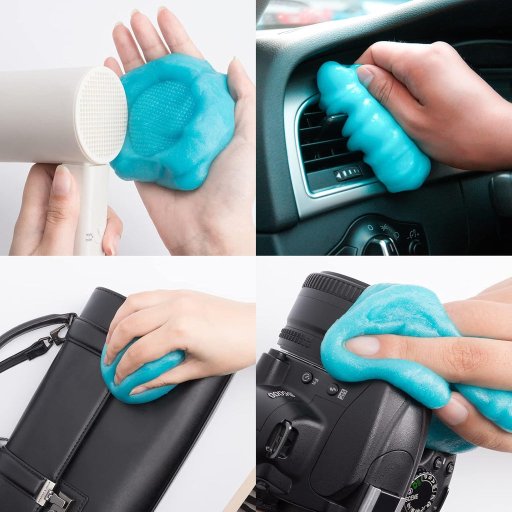 CLICK CLEAN Keyboard Cleaning Gel, 7oz Universal Cleaning Gel for Keyboards Electronics Dust Cleaner for Car, Laptop, Air Vents