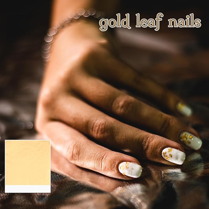 Ymapinc 120pcs Gold Leaf Sheets for Art,Foil Sheets for Crafts 12colors (3.7 * 3.34inch) Used for Furniture,Crafting, Nails,Handcrafts, Gilding, Painting and Artistic Projects