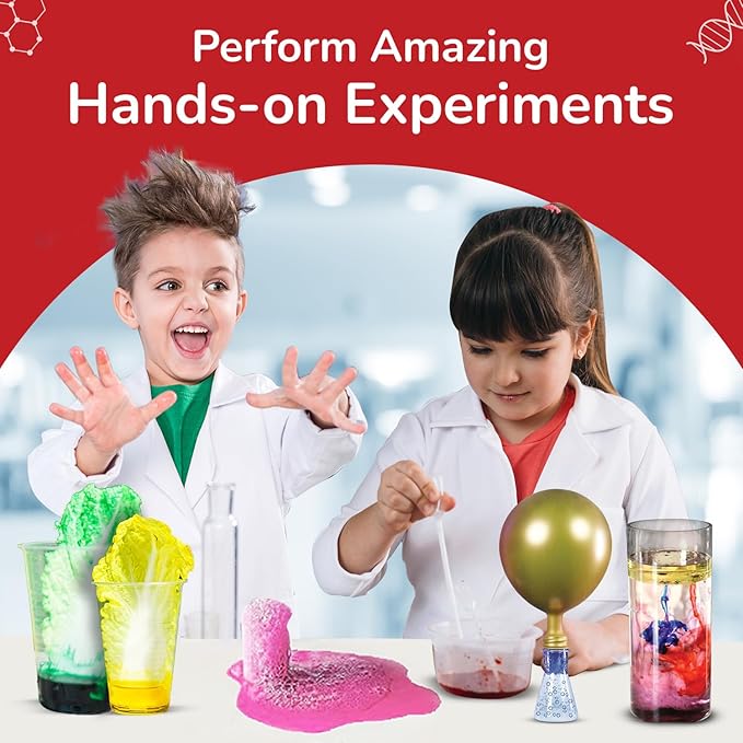 Smartivity My First Science Experiment Kit for Kids Ages 6, 7, 8, 9, 10, 11, 12 Years | 50+ Experiments I Christmas, Birthday Gift I Science Projects for Boys & Girls, STEM Toys for 6-12 Years