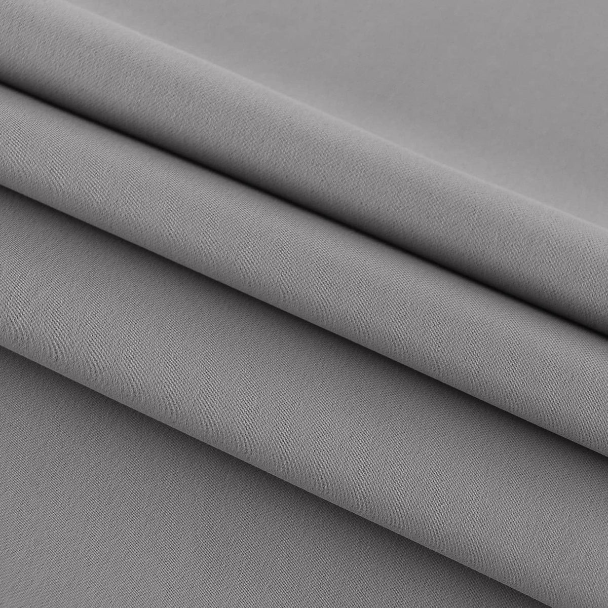 DWCN French Door Curtains – Rod Pocket Thermal Blackout Curtain for Doors with Glass Window, Kitchen and Patio Doors for Privacy, 25 X 72 Inches Long, 1 Curtain Panel with Tieback, Grey