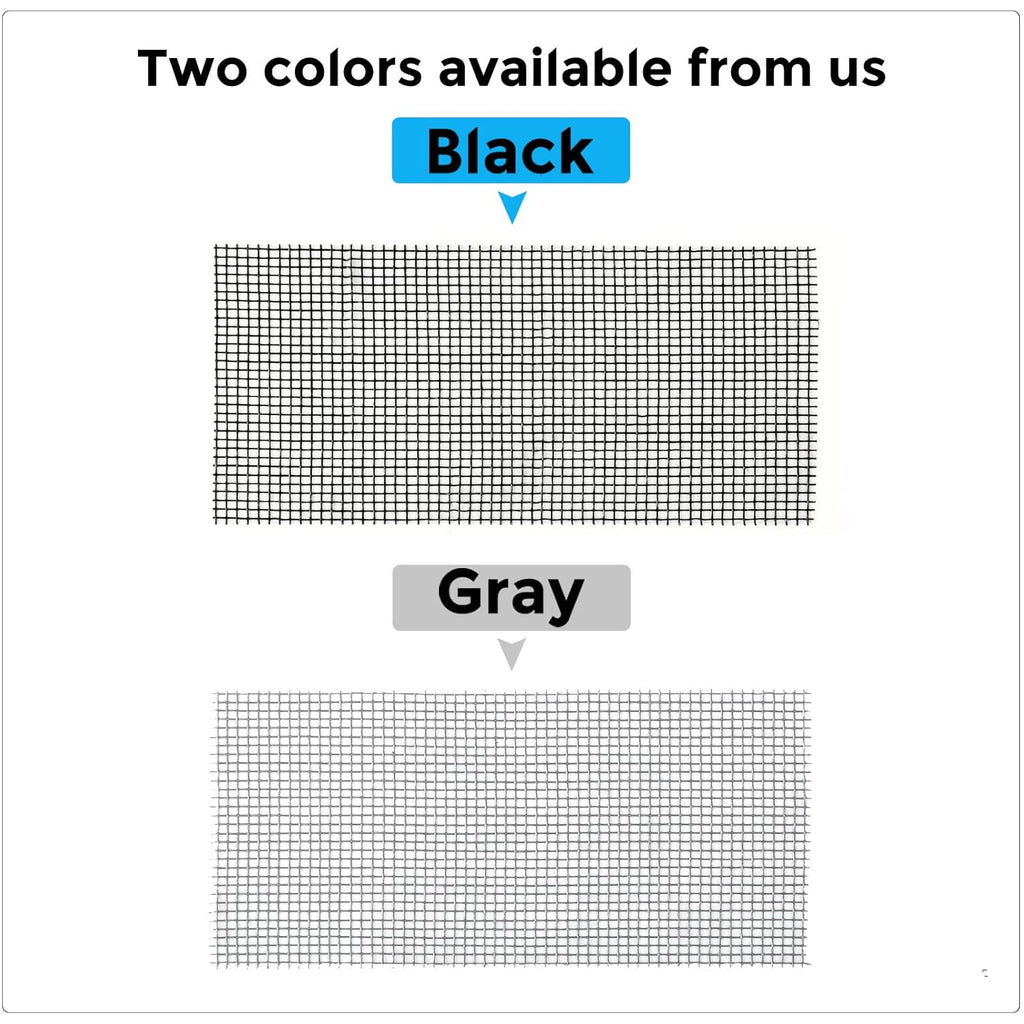 Black Window Screen Repair Tape, 3IN X 25FT (300IN) Screen Repair Kit for Windows or Doors, Strong Adhesive Patch Kit Fiberglass Mesh Tape