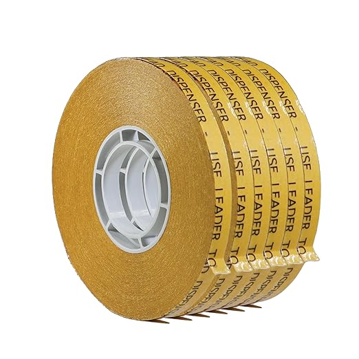 GGR Supplies T.R.U. ATG-7502 ATG Tape (Acid Free Adhesive Transfer Tape): 1/4 in. Wide x 36 yds. (Pack of 6)