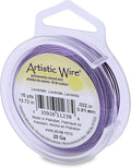 Artistic Wire, 20 Gauge Tarnish Resistant Colored Copper Craft Jewelry Wrapping Wire, Lavender, 15 yd