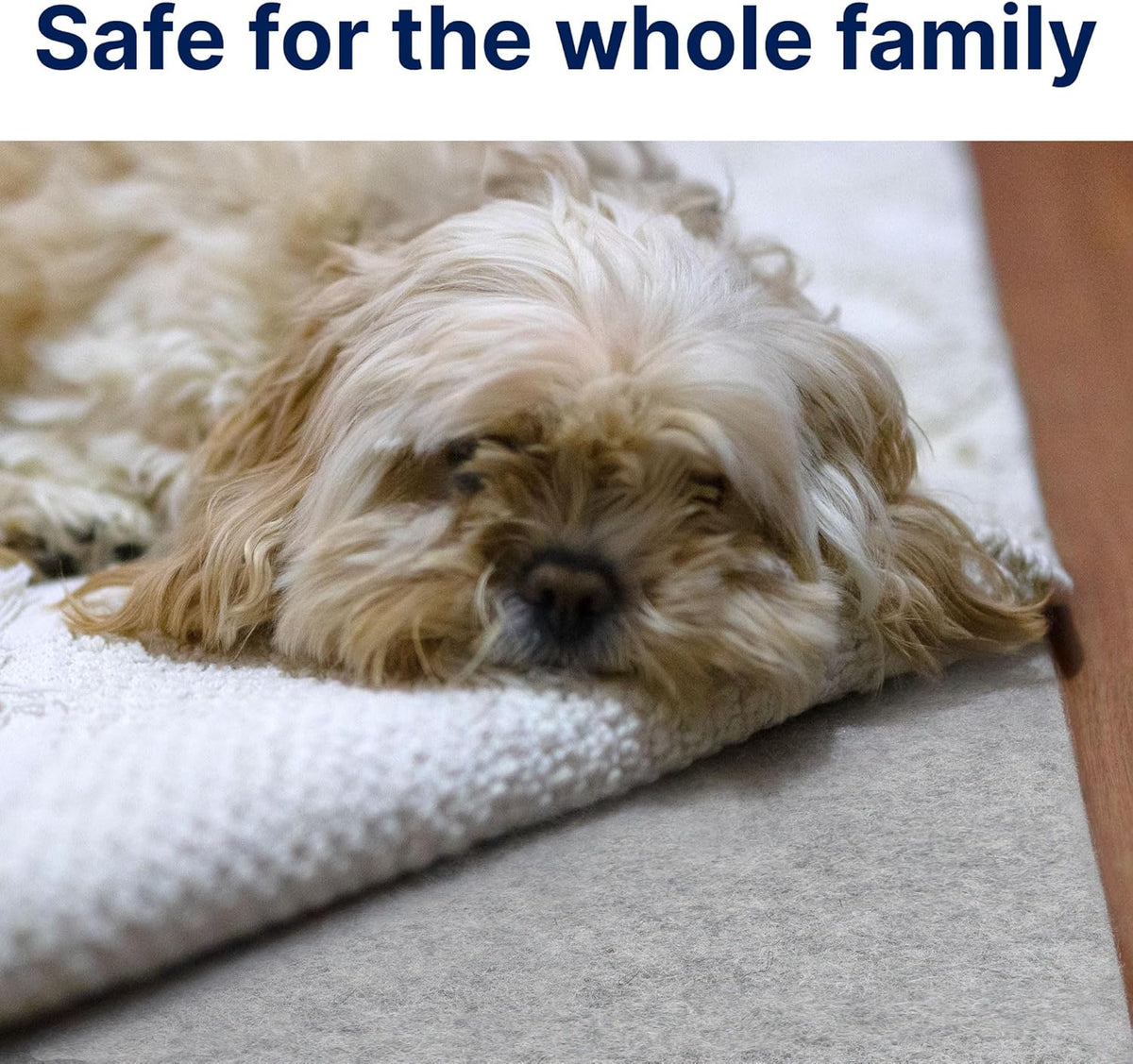 RUGPADUSA - Eco-Plush - 6'x9' - 1/4" Thick - 100% Felt - Premium Cushioned Rug Pad - Available in 3 Thicknesses, Many Custom Sizes