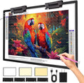 elice A1 Rechargeable Diamond Art Light Board (35.4''x 23.6''), Extra Large Wireless LED Light Box for Tracing and Drawing, 3-Color Light Modes Light Pad, 6000 mAh Battery Light Table for Artists DIY