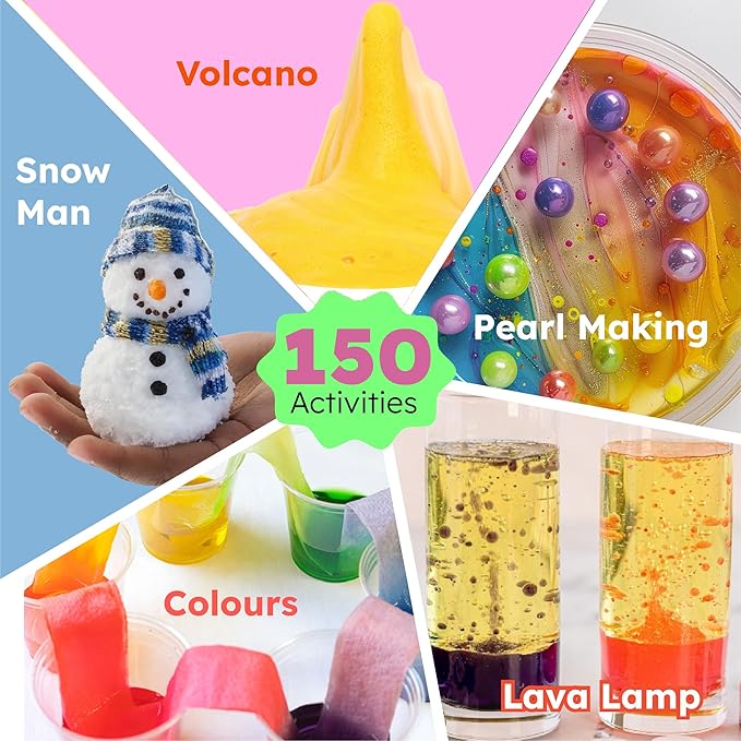 Butterfly EduFields 150+ Girls Science Kit for Kids 8-12 Ages 8 9 10 11 12 Years | Girls Science Experiments | Birthday for Girl | Fun STEM Learning and Educational Toys