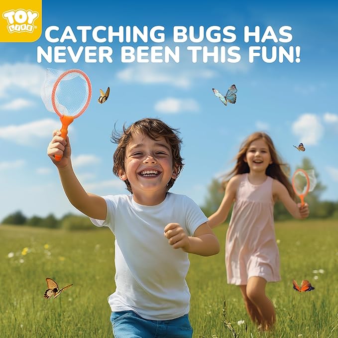 TOY Life Kids Explorer Bug Catcher Kit with Safari Costume, Binoculars Kids Outdoor Toys, Bug Toys, Butterfly Net, Camping Set Outdoor Activities Adventure Kit Nature Exploration Gifts Kid Ages 3-12