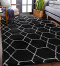 ONASAR Area Rugs for Living Room Bedroom, 5x8 Washable Fluffy Black and White Rug, Geometric Boho Soft Plush Shaggy Fuzzy Floor Carpet for Nursery Kids Girls Boys Teen Dorm Home Decor Aesthetic