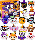 16 Pack Arts and Crafts for Kids, Toddler Crafts Animal Paper Plate Art Kit Gift for 3 4 5 6 Year Old Boys Girls DIY Kids for Birthday Party Favor Preschool Classroom Party Games (Halloween)