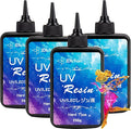 JDiction 1000g UV Resin, Ultra Clear Advanced Resins Solar Cure Hard UV Resin Kit for Jewelry Making, Casting and Coating & DIY Crafts