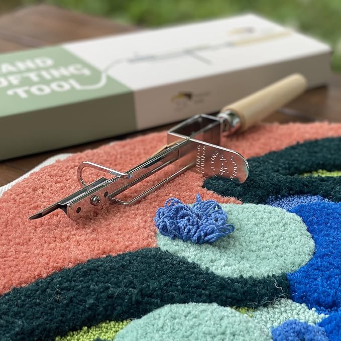 And-et EasyTuft Gun - Adjustable Height, Seamless Repairs, Custom Design (Essential for Tufting Gun), ProTuft Kit