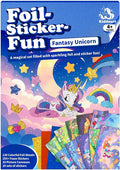 ManeFoodou Foil Fun - Unicorn No Mess Art for Kids, Craft Kits & Supplies, DIY Creative Activity, Travel Toys, Birthday Gifts for Ages 4, 5, 6, 7-12 (Unicorn)