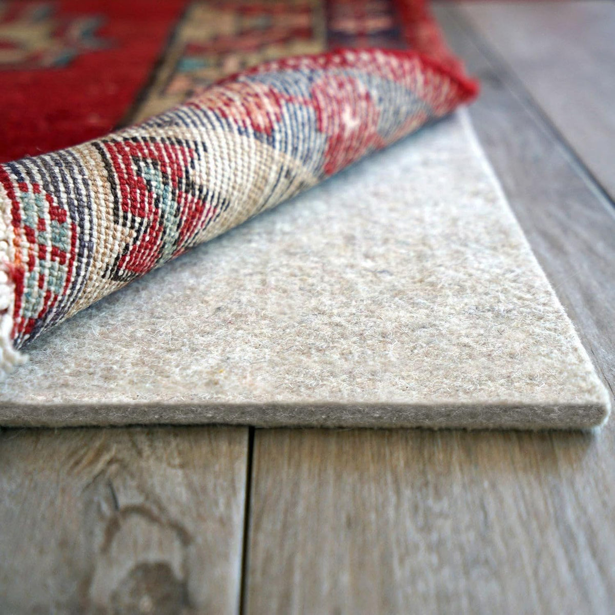 RUGPADUSA - Eco-Plush - 6'x9' - 1/4" Thick - 100% Felt - Premium Cushioned Rug Pad - Available in 3 Thicknesses, Many Custom Sizes