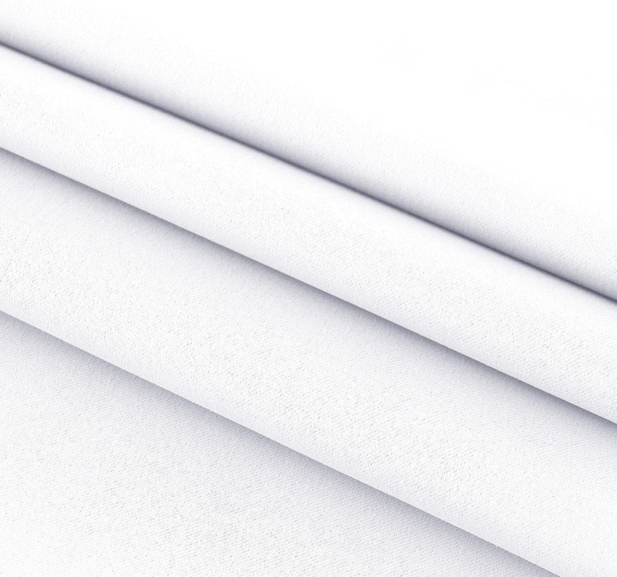 DWCN French Door Curtains – Rod Pocket Thermal Curtain for Doors with Glass Window, Kitchen and Patio Doors for Privacy, 36 X 80 Inches Long, 1 Curtain Panel with Tieback, Pure White
