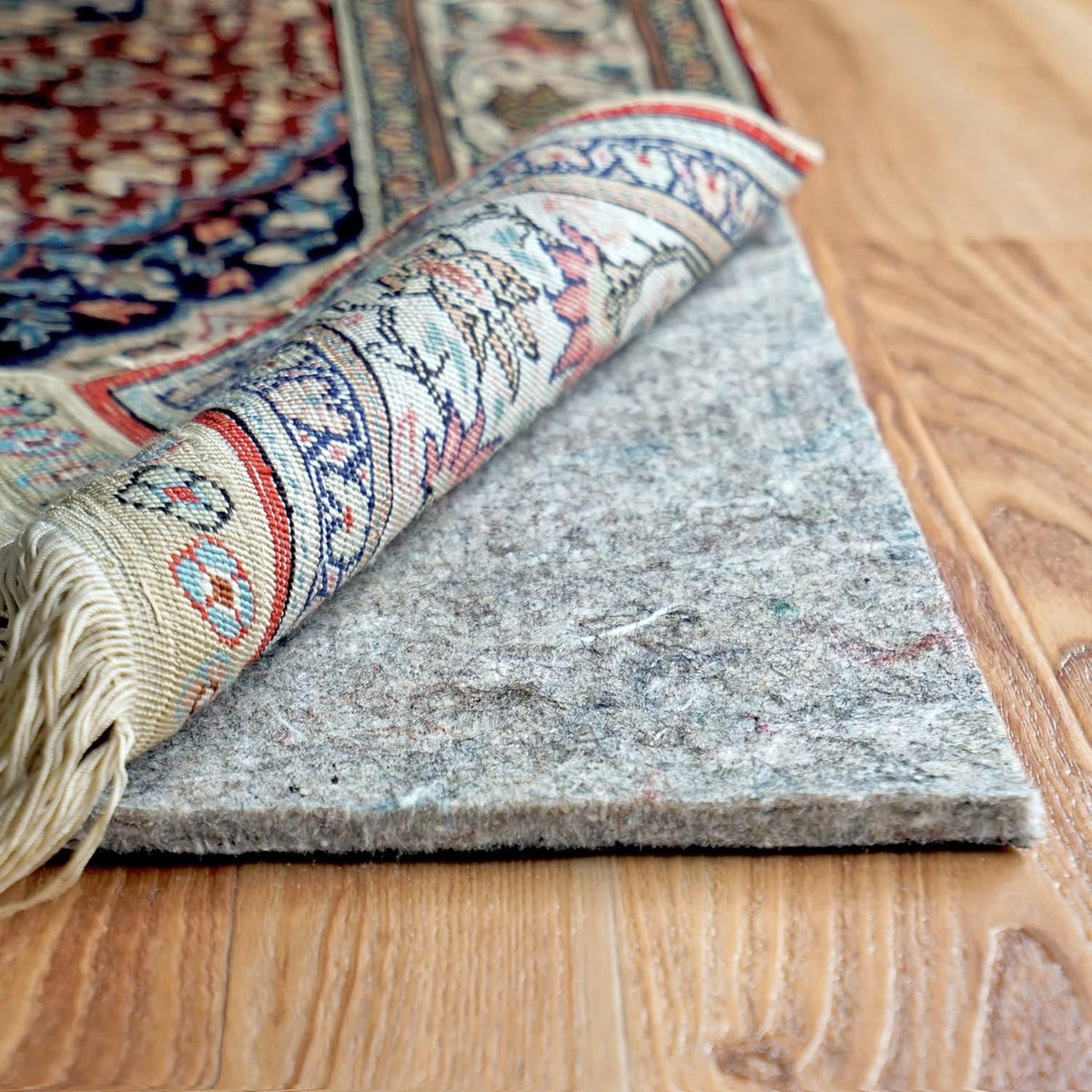 RUGPADUSA - Dual Surface - 2'10" x 4'10" - 1/4" Thick - Felt + Rubber - Non-Slip Backing Rug Pad - Safe for All Floors