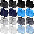 Newcotte Adjustable Baby Mittens No Scratch Newborn Cotton Breathable Gloves Warm Baby Mitts for Boys