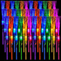 Skylety 36 Pcs Fiber Optic Wand, LED Fiber Optic Wand with 3 Light Modes, Glow Fibers Optics Sticks for Wedding Neon Party, New Year Party Favors, Bar Dj, Halloween, Christmas(Bright Color)