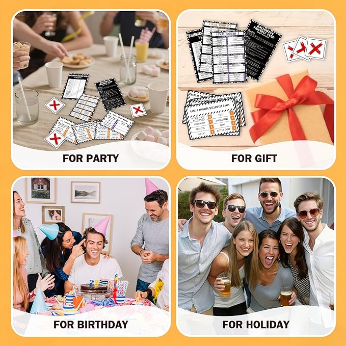 Halloween Games for Adults Friends, Halloween Family Friends Feud Trivia Games, Group Party Matching Activities, Fall Festival Board Card Activities, 01