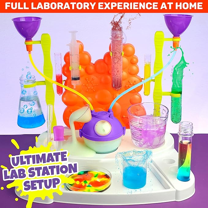 Science Kits for Kids | Ultimate Chemistry Lab Setup with 100 Experiments | Toys Set for Boys and Girls Age 7-8-9-12
