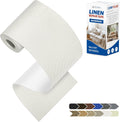 KING MOUNTAIN Linen Repair Patches, Self-Adhesive Fabric Patches, 4 X 63 inch Extra Size, Multi Color, Can be Used for Sofa Repair and Linen Clothes Repair (White)