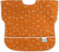 Bumkins Bibs - Toddler Bibs, Waterproof, Large for 1-3 Years, Short Sleeve