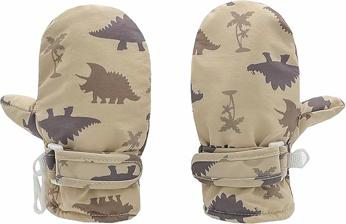 Toddler Gloves Kids Mittens Winter Warm Lined Fleece Gloves Waterproof Snow Baby Mitten for Boys Girls