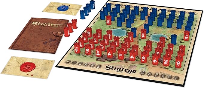 Jumbo, Stratego - Original, Strategy Board Game, 2 Players, Ages 8 Year Plus