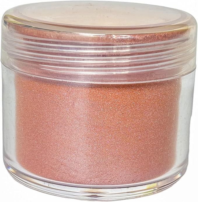 Premium Diamond Mineral Mica Powder Pigment- for Epoxy, Resin, Soap, Paint, Woodworking, Acrylic Pouring, Bath Bombs, Fishing Lures - DIY Arts and Crafts Additive (Shimmer Rosy Terracotta)