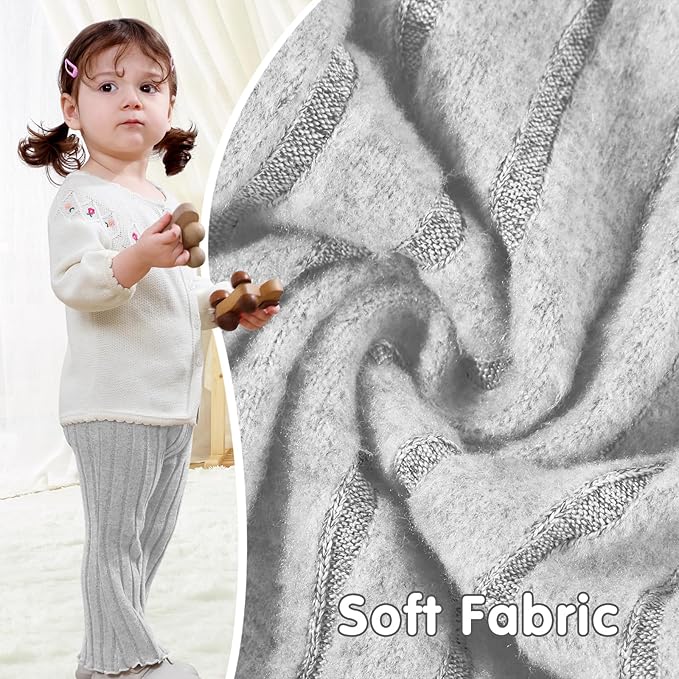 Neutocd Baby Girl Flare Pants Toddler Bell Bottoms Leggings Infant Stretchy Soft Trousers Solid Elastic Waist Pants
