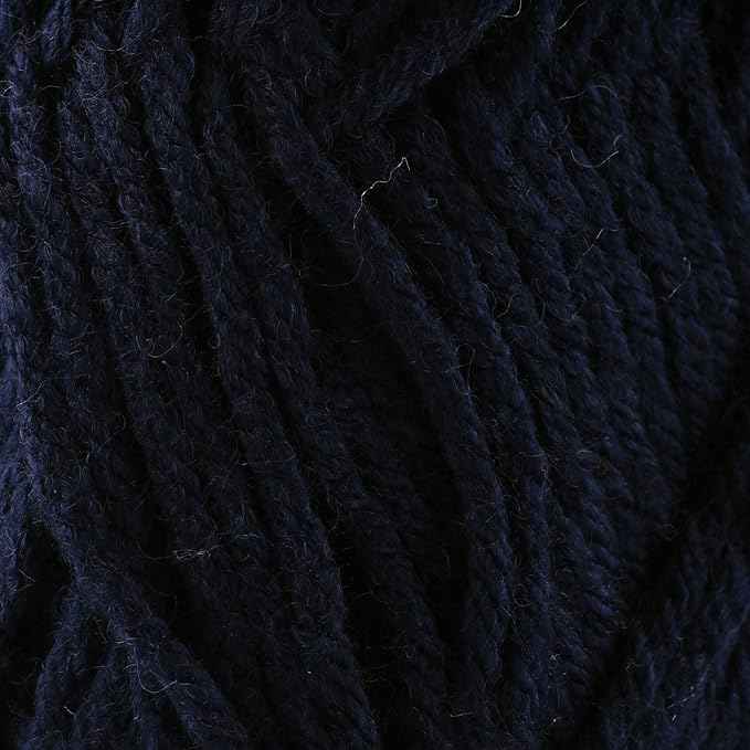 Sensy Roving Yarn, 3.5 oz, 132 Yards, Gauge 5 Bulky (Navy Blue)