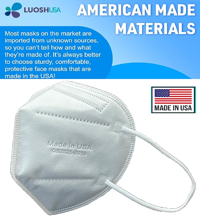 Luosh KN95 Face Masks Made in USA
