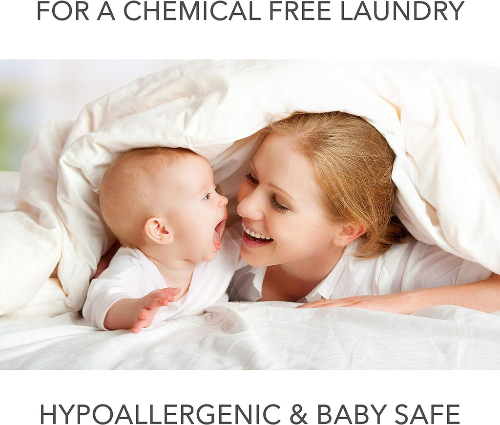Friendsheep Wool Dryer Balls, Organic Reusable Fabric Softener Alternative for Laundry, Handmade, Fair Trade, Hypoallergenic, Eco-Friendly, Plastic-Free (3 Pack XL – White Trio)