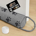 GORILLA GRIP Door Draft Stopper for Bottom of Doors, Weather Stripping Seal Blocks Hot Air, Noise, Bugs, Keeps Cold AC in, Sound Proofing Easy Install Gap Filler, Home Essentials, 32 Inch, Paws