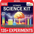 Doctor Jupiter Ultimate Science Kit, Chemistry Set for Kids Ages 8-10-12-14 | Birthday Gift Ideas for Boys & Girls 8,9,10+ Years Old| STEM Toy with 135+ Experiments| Learning & Educational Projects