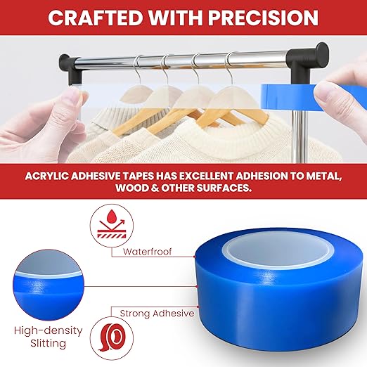 GGR Supplies T.R.U. UHMW High Impact Abrasion Resistant Slippery Tape with Acrylic Adhesive. 36 Yards (1.5" (38mm))