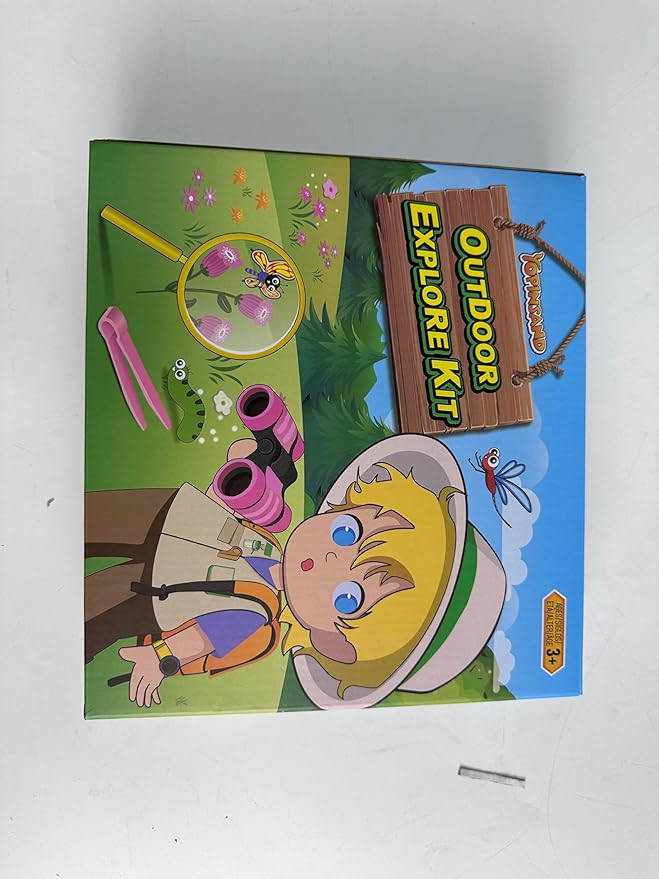 Kids Explorer Kit & Bug Catcher Kit, Kids Camping Gear for Kids, Outdoor Exploration Set with Vest & Hat, Ideal Outdoor Camping Adventure Toys for Ages 3 4 5 6 7 8 Boys Girls